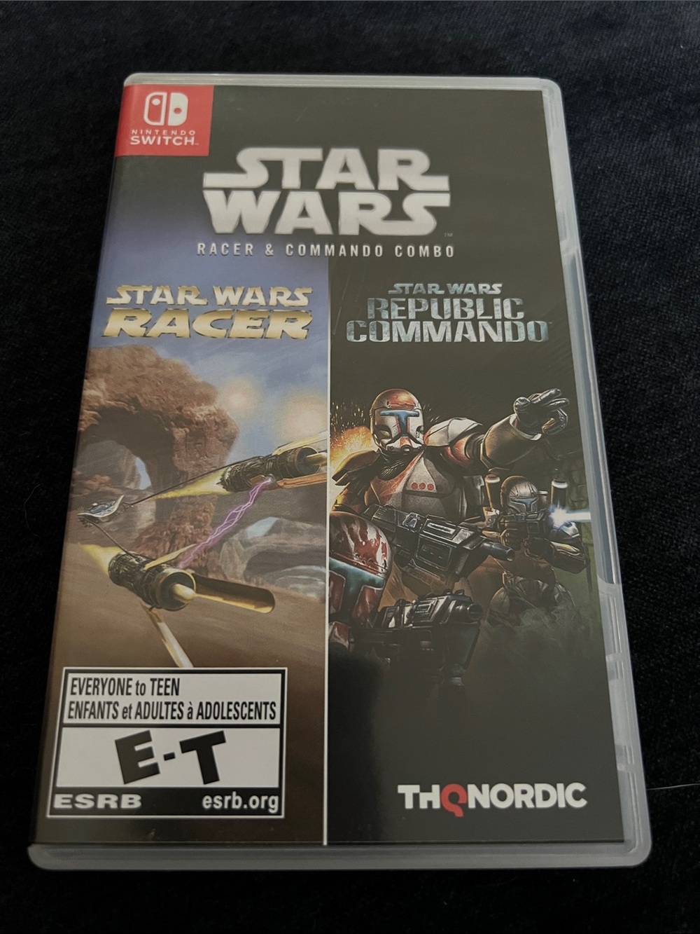 Nintendo Star Wars Racer & Republic Commando Combo - Black, Red, Blue
